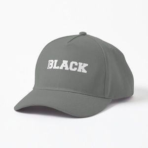 Grey black summer dad hat cap